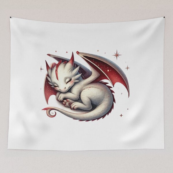 Item preview, Cute Sleeping Dragon designed and sold by Eiwaprints.