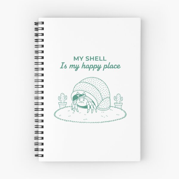 Item preview, My Shell Happy Place Hermit Crab designed and sold by FlirtyDigital.