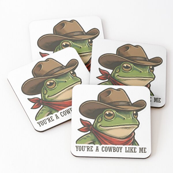 Item preview, You’re a Cowboy Like Me Frog Design designed and sold by MukuMint.