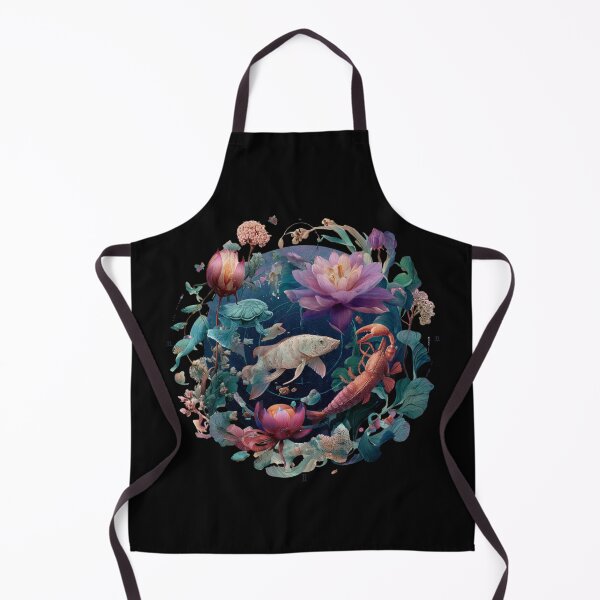 Item preview, Pisces Zodiac Circle Astrological Symbolism Aquatic Life designed and sold by PluffyPanda.
