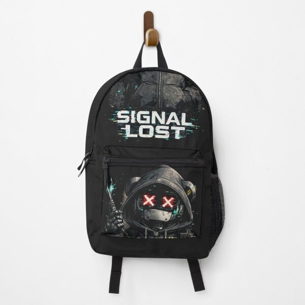 Item preview, Signal Lost Cyberpunk Robot T-Shirt | Glitch Tech Streetwear Art designed and sold by KDesignCrafts.