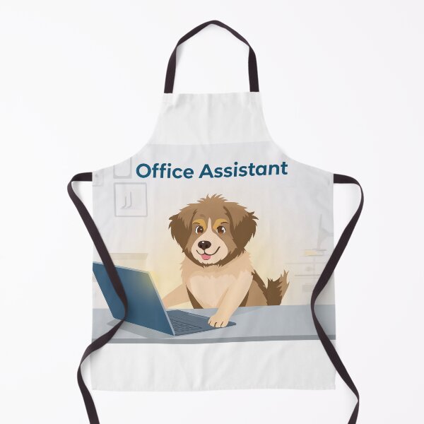 Item preview, Office Assistant – Dog Edition designed and sold by InkoraStudios.