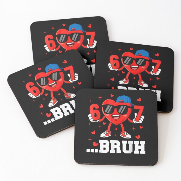 Item preview, 67 Bruh Heart Funny Six Seven Meme Valentine Boy Girl designed and sold by Juansustait.