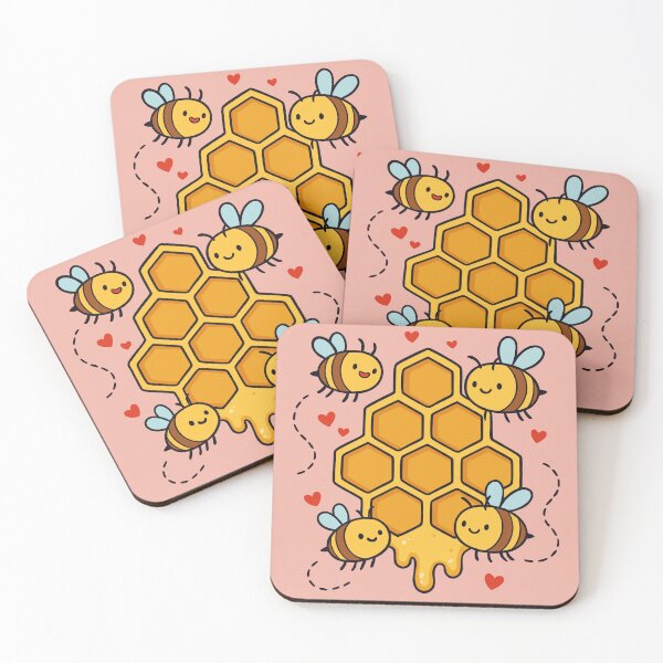 Item preview, Bee Mine with Honeycomb designed and sold by Ghost on Toast.