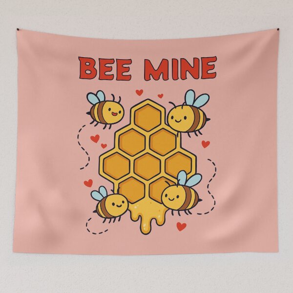 Item preview, Bee Mine with Honeycomb designed and sold by Ghost on Toast.