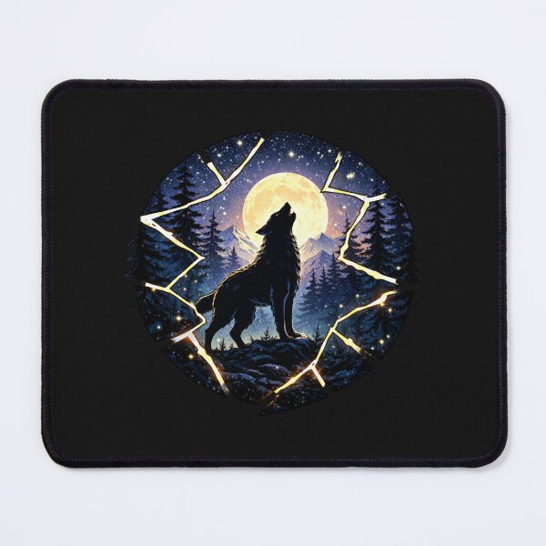 Item preview, Wolf Howling at The Moon designed and sold by Planetporridge.