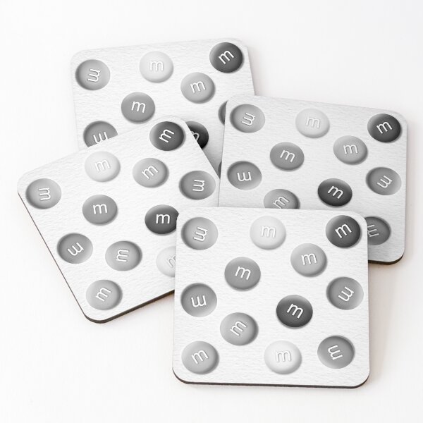 Item preview, Cute candy chocolates pattern (black and white version) designed and sold by OddElephant.