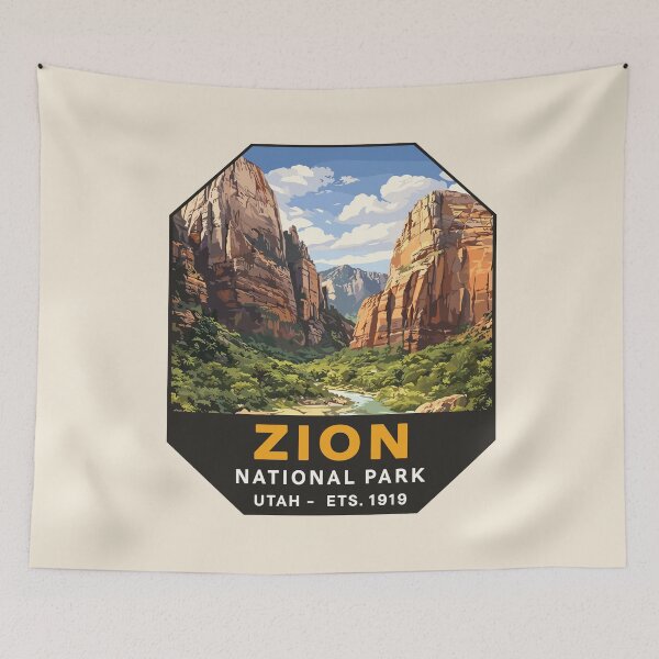 Item preview, Zion National Park Utah Sticker designed and sold by Gideon Emmerich.