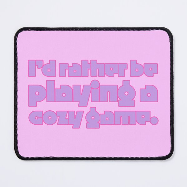 Item preview, I'd Rather Be Playing a Cozy Game - Lilac designed and sold by sillyjess.