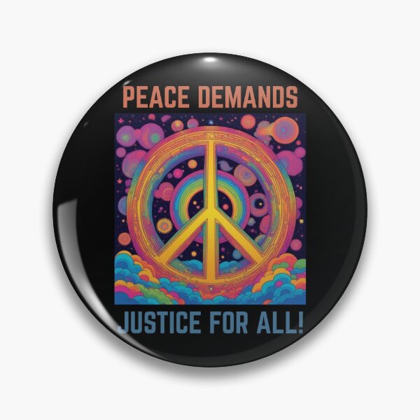 Item preview, PEACE DEMANDS - JUSTICE FOR ALL! designed and sold by ActOutTees.
