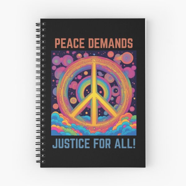 Item preview, PEACE DEMANDS - JUSTICE FOR ALL! designed and sold by ActOutTees.