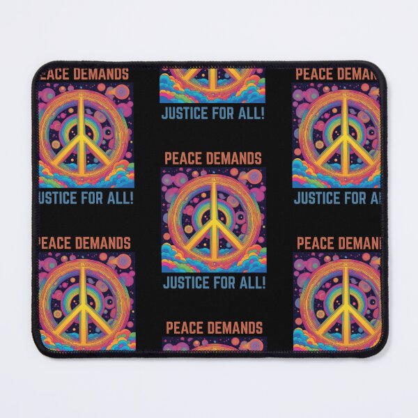Item preview, PEACE DEMANDS - JUSTICE FOR ALL! designed and sold by ActOutTees.
