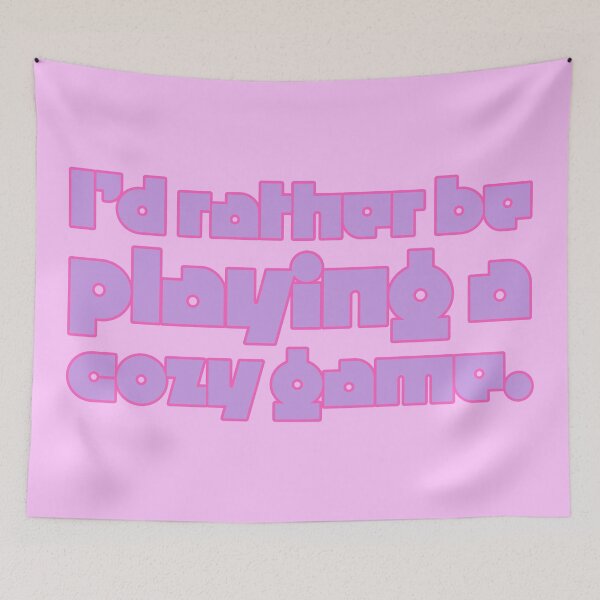 Item preview, I'd Rather Be Playing a Cozy Game - Lilac designed and sold by sillyjess.