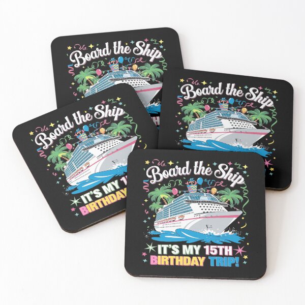 Item preview, Board The Ship It's My 15th Birthday Trip Birthday Cruise designed and sold by MarkLeedsArt.