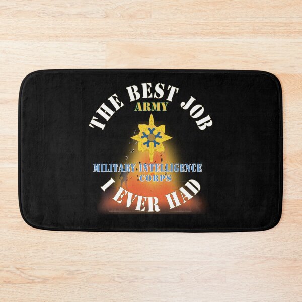 Item preview, Army - The Best Job I ever had  - Military Intelligence Corps w White Txt - w Explode X 300 designed and sold by Military Insignia Products.