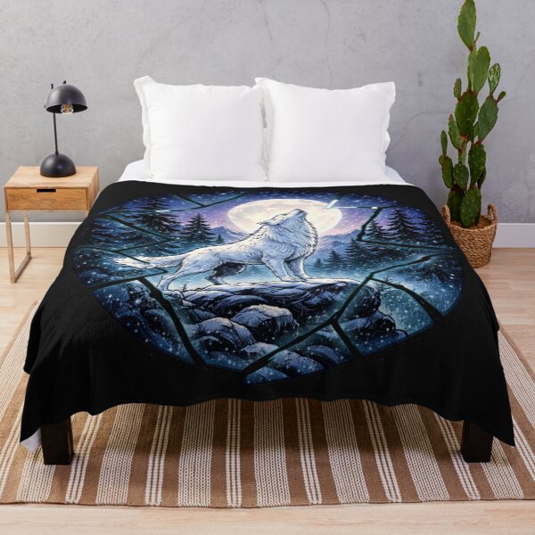 Item preview, White Wolf Howling at The Moon designed and sold by Planetporridge.