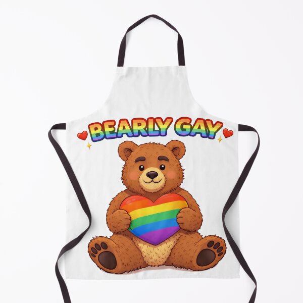 Item preview, Bearly Gay Rainbow Bear Pride Sticker designed and sold by MPForet.