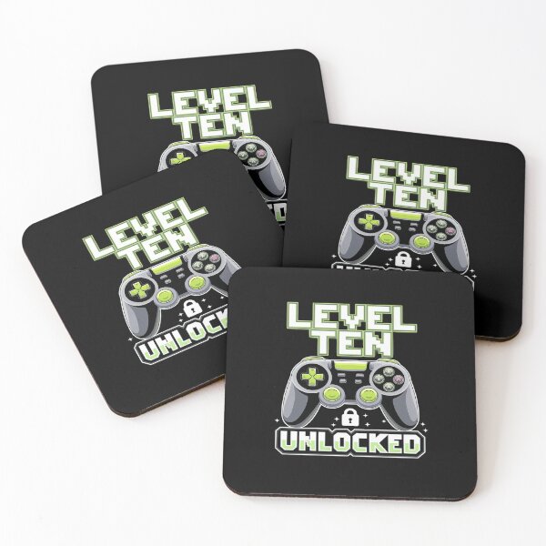Item preview, Level 10 Unlocked Video Gamer 10th Birthday for Boys1  designed and sold by DigitaldeligArt.