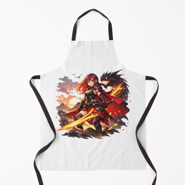 Item preview, Fire Dragon Anime Warrior designed and sold by Amr Siam.
