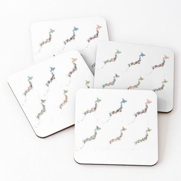 Item preview, Japan Map Phone Case — Abstract Colourful Art designed and sold by iampaulmorris.