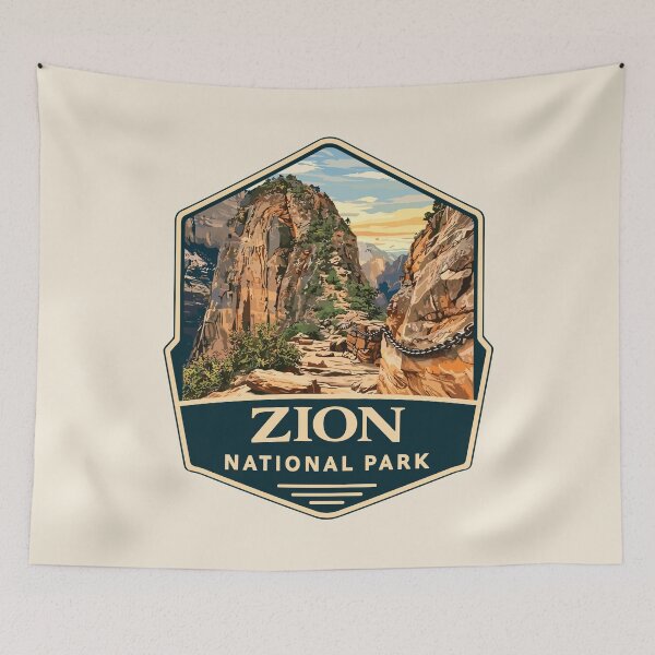 Item preview, Zion National Park Utah Sticker designed and sold by Gideon Emmerich.