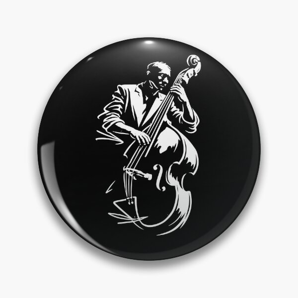 Item preview, Upright Bass Jazz Player Minimal Music Graphic designed and sold by JackCurtis1991.