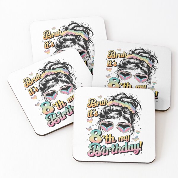 Item preview, Bruh It's My 8th Birthday 8 Year Old Birthday For Girl  designed and sold by MarkLeedsArt.