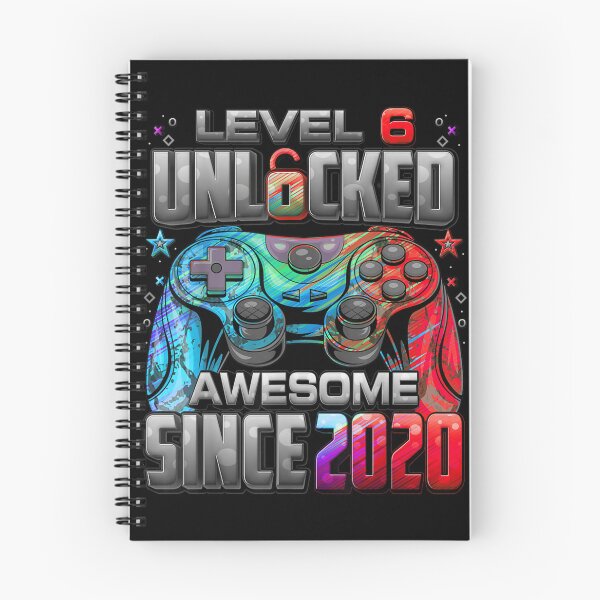 Item preview, Level 6 Unlocked Gamer Controller Birthday Funny Typography Design designed and sold by PonyRoniku.