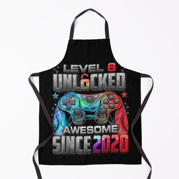 Item preview, Level 6 Unlocked Gamer Controller Birthday Funny Typography Design designed and sold by PonyRoniku.