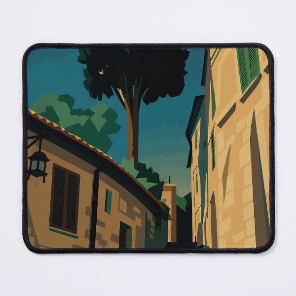 Item preview, Italy - Assisi Alleyway - Sunlit Stone Street Illustration designed and sold by darekkocurek.