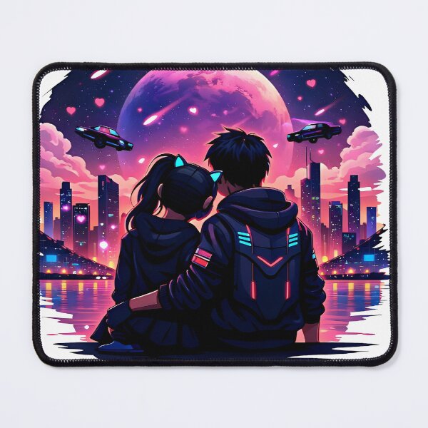 Item preview, Cyberpunk Love Futuristic Romance designed and sold by Amr Siam.