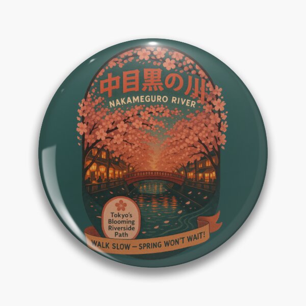 Item preview, Nakameguro Blossoms Float Like Dreams designed and sold by EdvvinStudios.