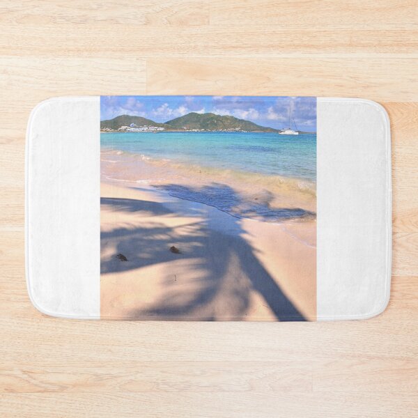 Item preview, Palm Tree Shadow In Paradise Orient Bay Vertical designed and sold by LisaWootenPhoto.