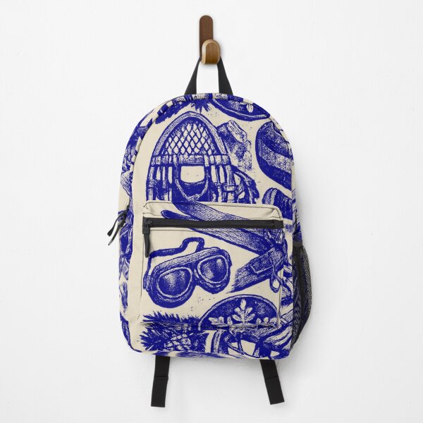 Item preview, Navy Blue Winter Sports - Vintage Blueprint Style designed and sold by DigitalGlade.