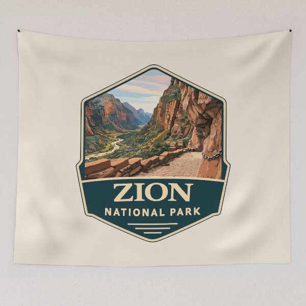 Item preview, Zion National Park Utah Sticker designed and sold by Gideon Emmerich.