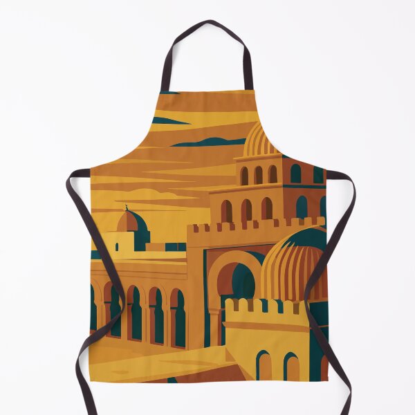 Item preview, Kairouan Tunisia – Sunset Islamic Architecture Illustration designed and sold by darekkocurek.
