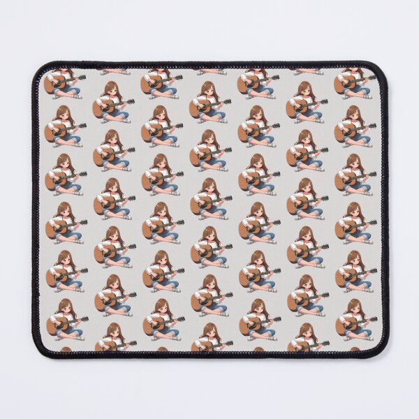 Item preview, Girl playing guitar – National Guitar Day designed and sold by Art-Arcade6.
