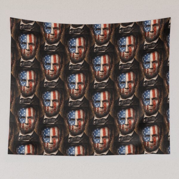 Item preview, Abraham Lincoln — A Nation Etched in Resolve designed and sold by TheWonkyEaselCo.