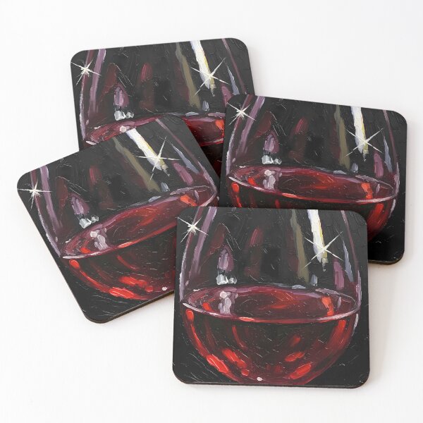 Item preview, Ruby Swirl Reflection - Luxury Wine Impasto Oil Art A Sophisticated & Intoxicating Gift for Wine Connoisseurs and Modern Decor designed and sold by LoliDesignShop.