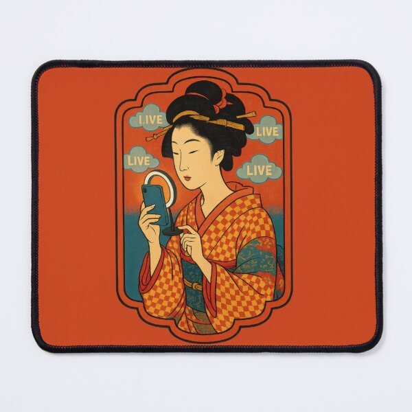 Artikelvorschau, Geisha-Moment im Livestream entworfen und verkauft von EdvvinStudios.
