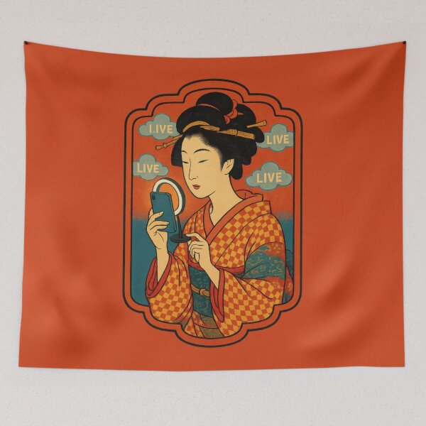 Item preview, Live Streaming Geisha Moment designed and sold by EdvvinStudios.