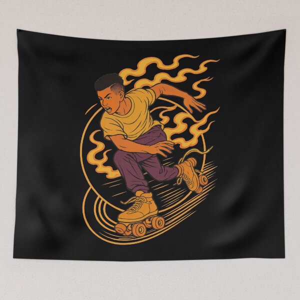 Item preview, Rolling Fire Street Freedom designed and sold by EdvvinStudios.