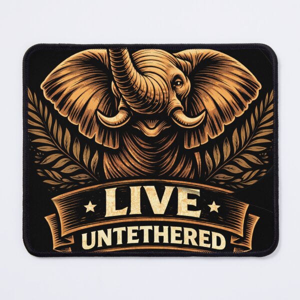 Item preview, Elephant Live Untethered African Savanna Wildlife Art Sticker designed and sold by SavannaStrikes.
