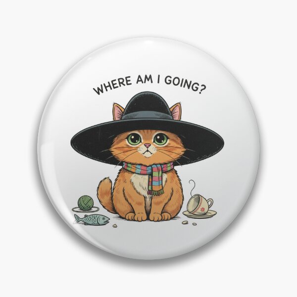 Item preview, Lost in Thoughts Cat – Cute Whimsical Adventure Tee designed and sold by Iunova.