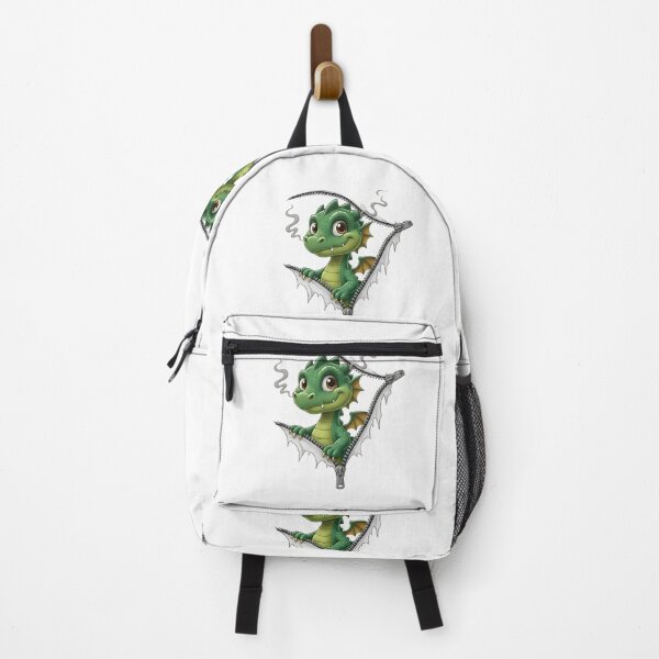 Item preview, Cute Dragon Zipper Peek Cartoon Illustration designed and sold by aaljone007.