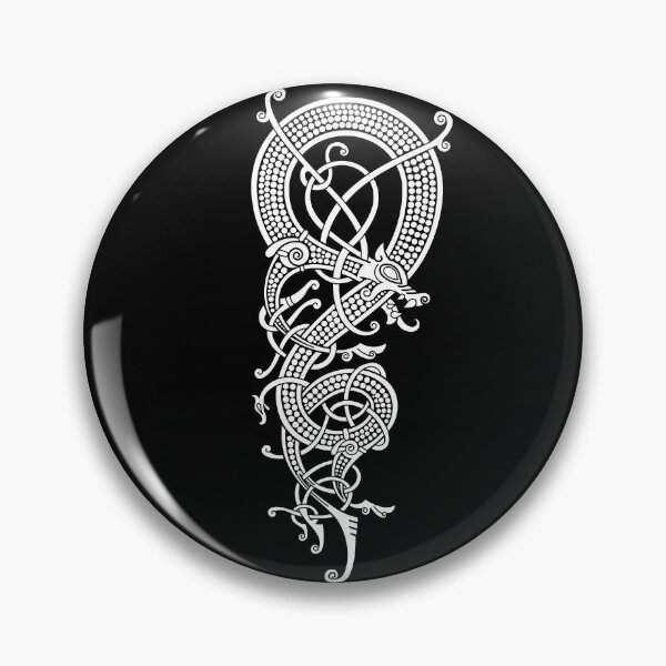 Item preview, The viking dragon Fáfnir (white) designed and sold by Roadkill Creations.