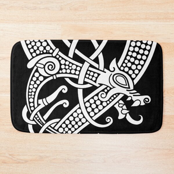 Item preview, The viking dragon Fáfnir (white) designed and sold by Roadkill Creations.
