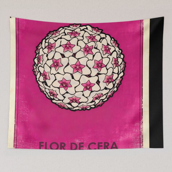 Item preview, Hoya Wax Plant Flower Mexican Loteria Card designed and sold by ConcienciaEco.