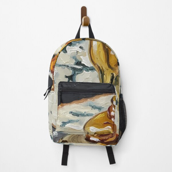 Item preview, Amber & Blue - Gourmet Blue Cheese & Honey Impasto Art A Bold & Sophisticated Gift for Cheese Lovers, Foodies, and Modern Kitchens designed and sold by LoliDesignShop.
