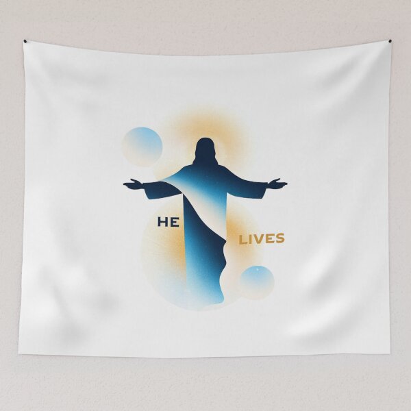 Item preview, He Lives, Radiant Silhouette designed and sold by AERIN_SHOP.